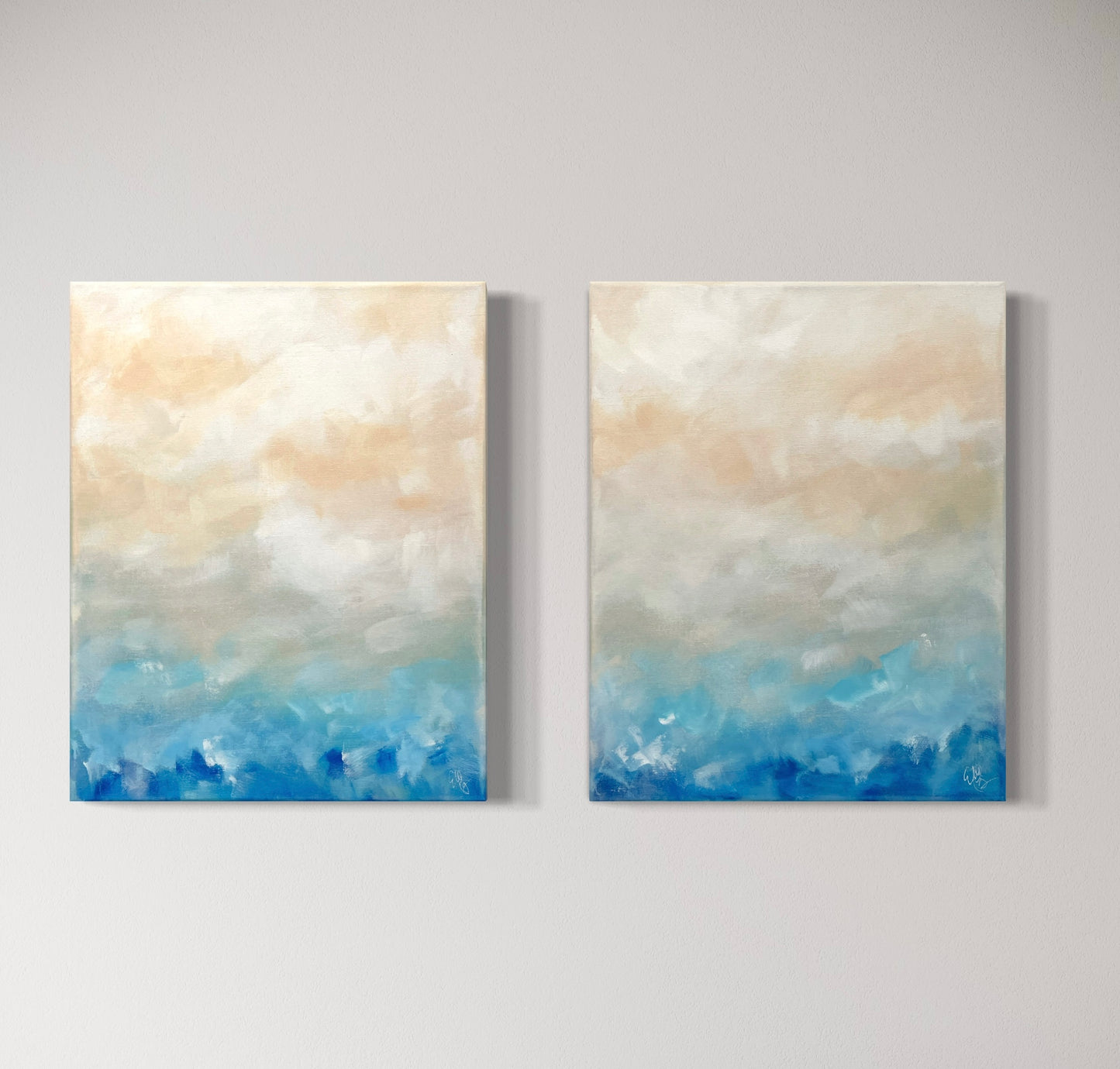 Ocean Eyes I & II (40x50 cm)