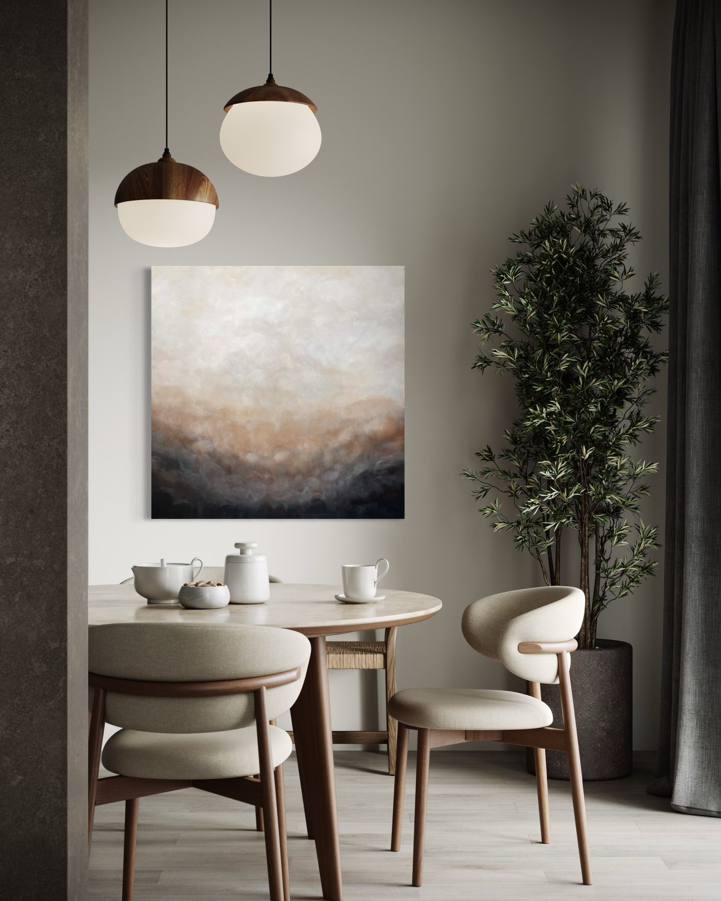 Gryning (100x100 cm)