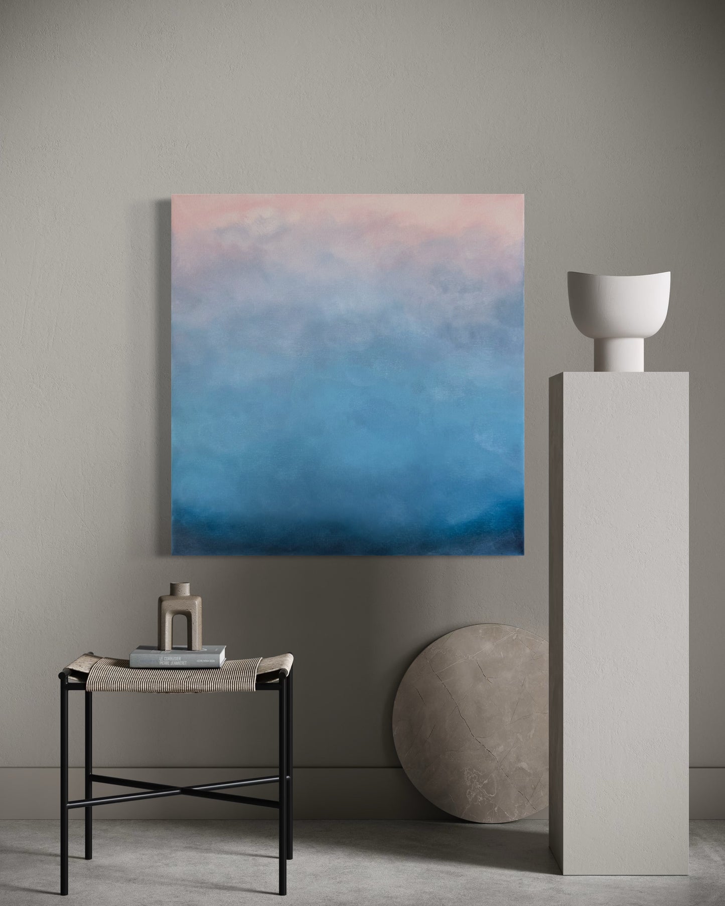 Morgondrömmar (70x70 cm)