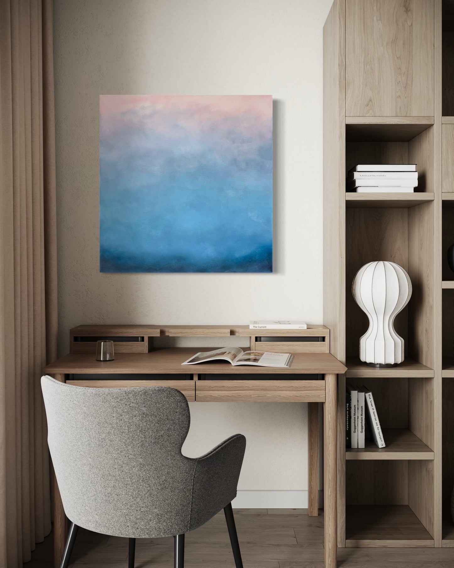 Morgondrömmar (70x70 cm)