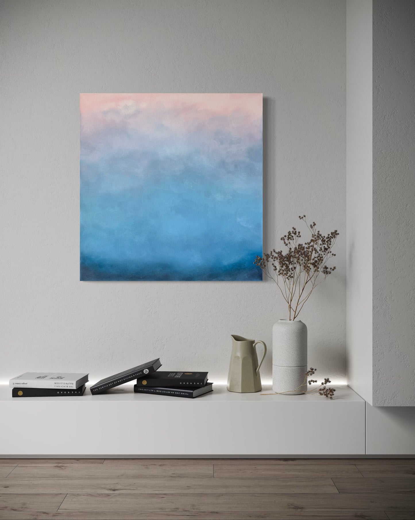 Morgondrömmar (70x70 cm)
