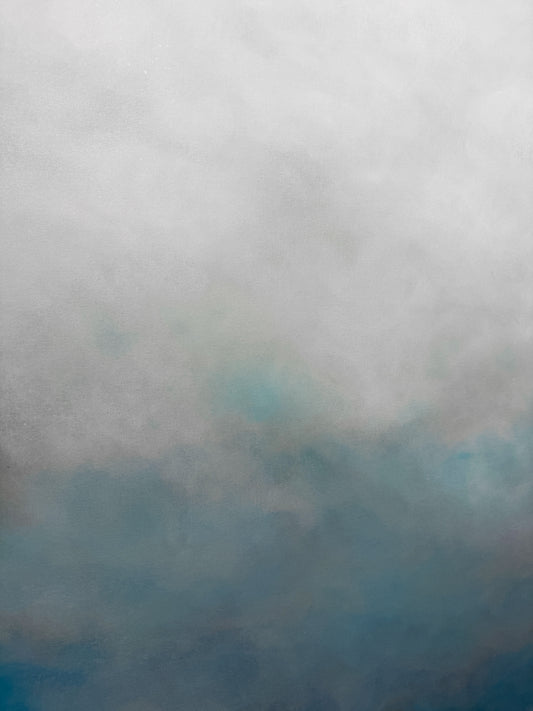 Soft Blue (100x100 cm)