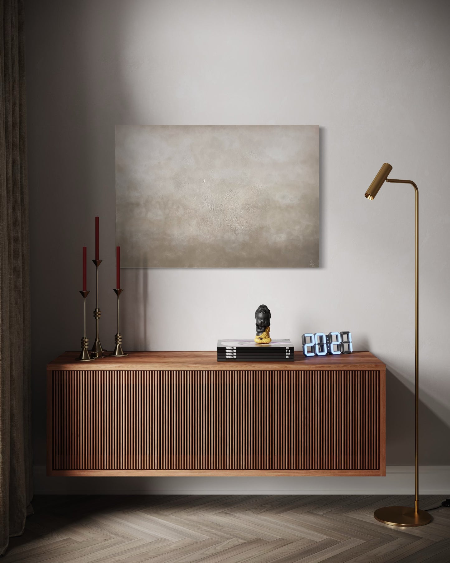 Textured Beige (70x100 cm)