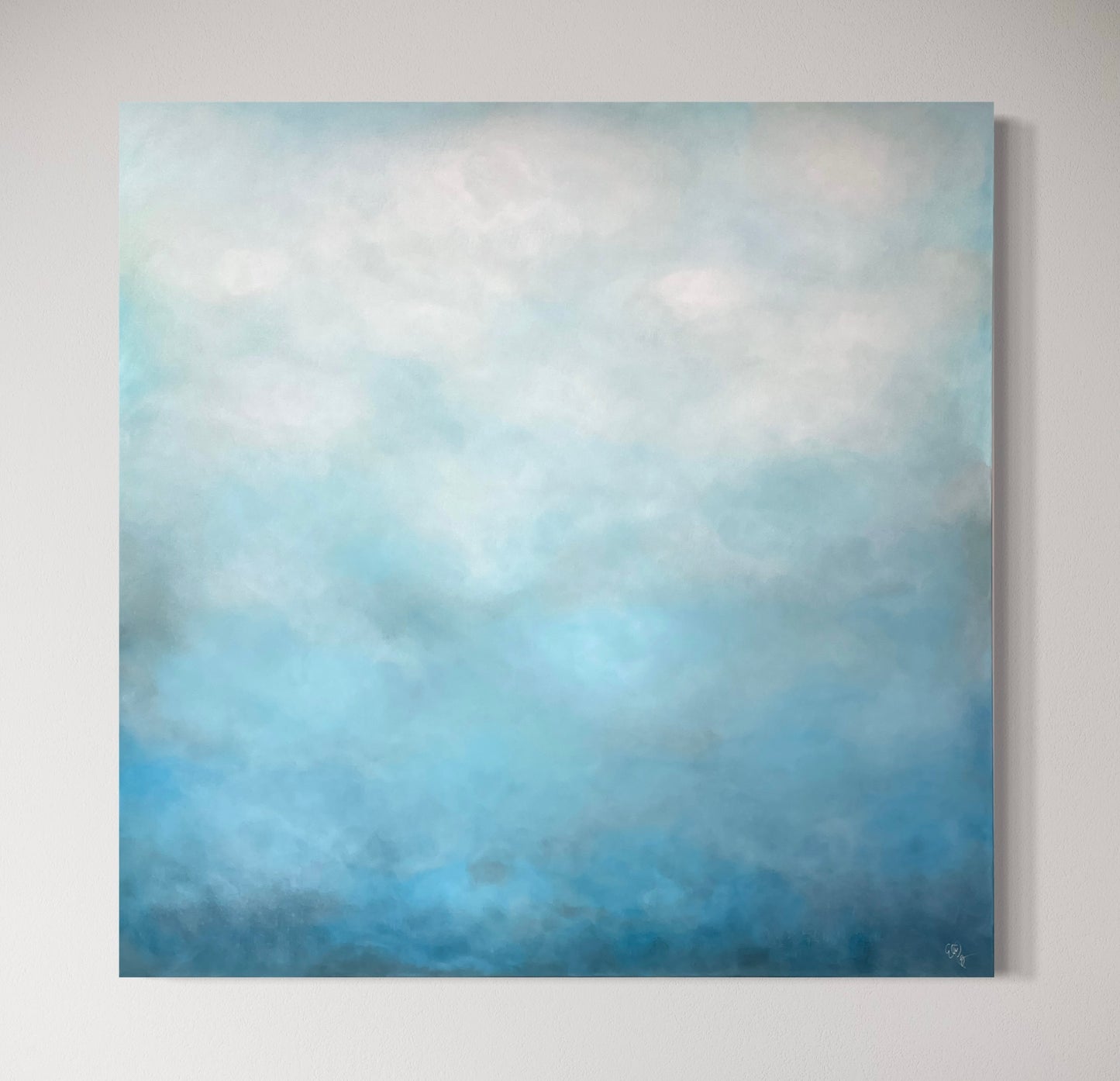 Soft Blue (100x100 cm)