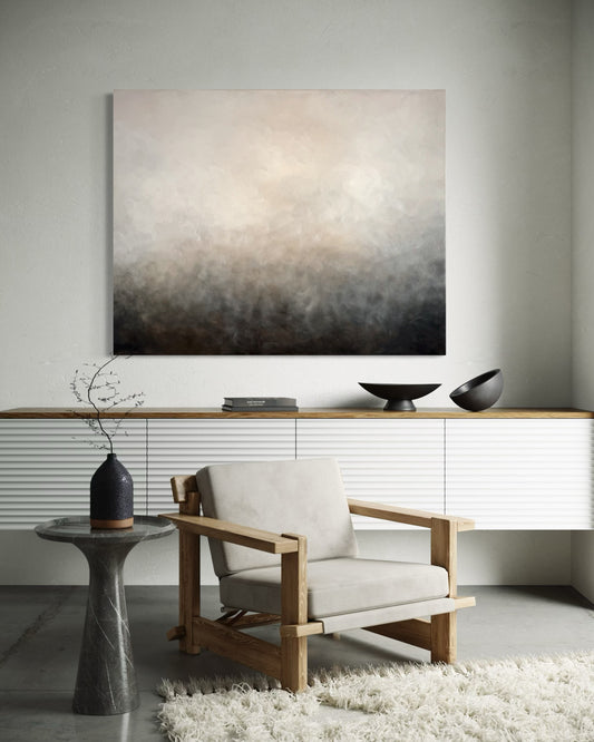 Vintermorgon (120x150 cm)